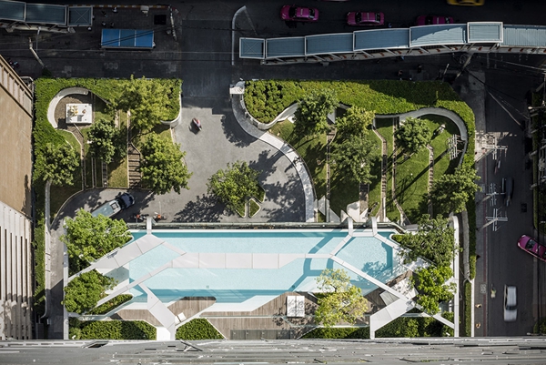 曼谷 公寓 花园 景观设计